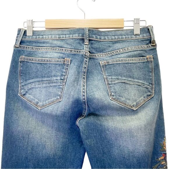 Driftwood Audrey Embroidered Boho Floral Straight Leg Jeans Women’s Size 28 | 6 - Picture 8 of 14